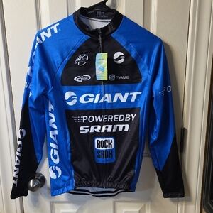 Giant Blue and Black Cycling Jersey